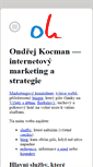 Mobile Screenshot of kocman.info