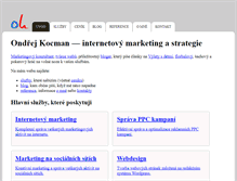Tablet Screenshot of kocman.info